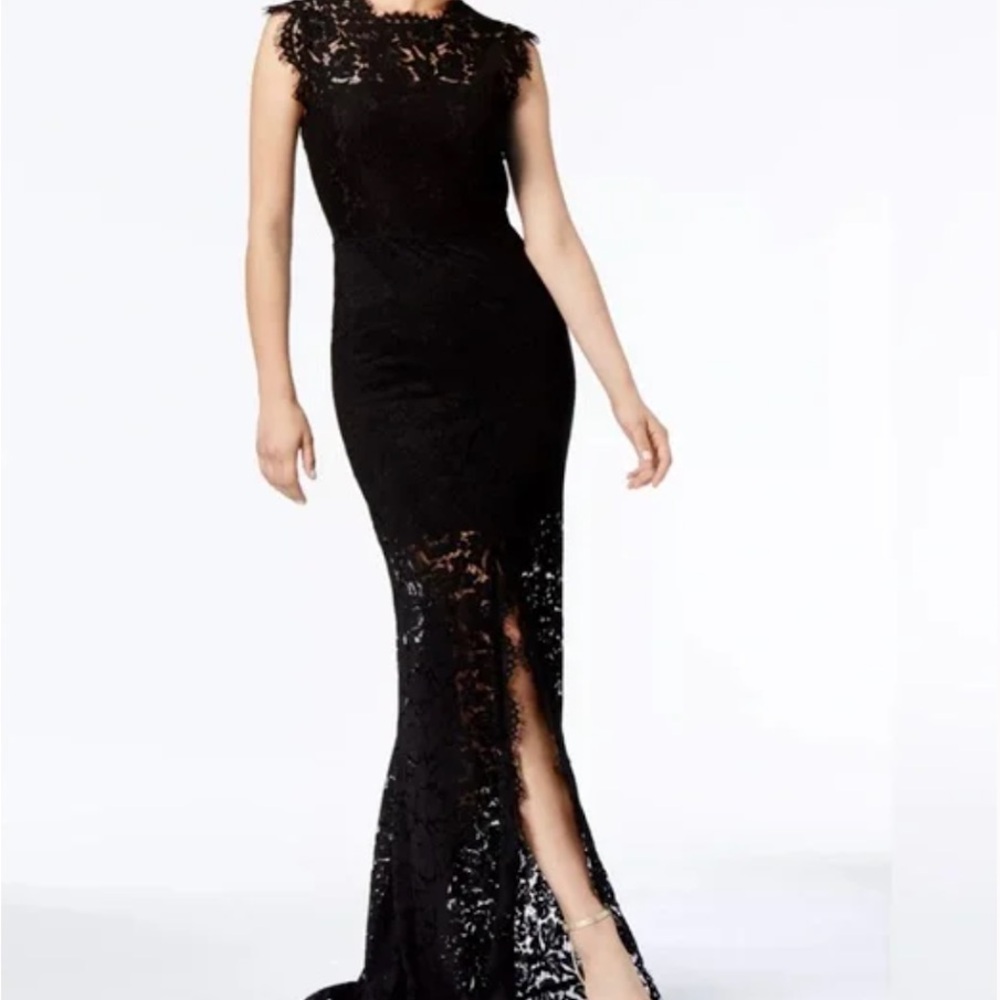 COPY - Beautiful Lace Rachel Zoe dress with front lace slit!